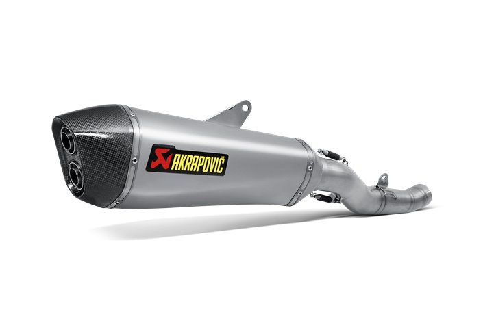 Scarico Terminale Akrapovic S-K14SO5-HZAAT in Titanio Kawasaki Concours 14 2008 - 2017