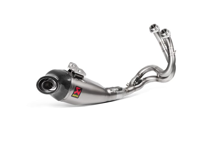 Sistema Di Scarico Completo Akrapovic S-K6R10-HEGEHT in Titanio Kawasaki Versys 650 2017 - 2020