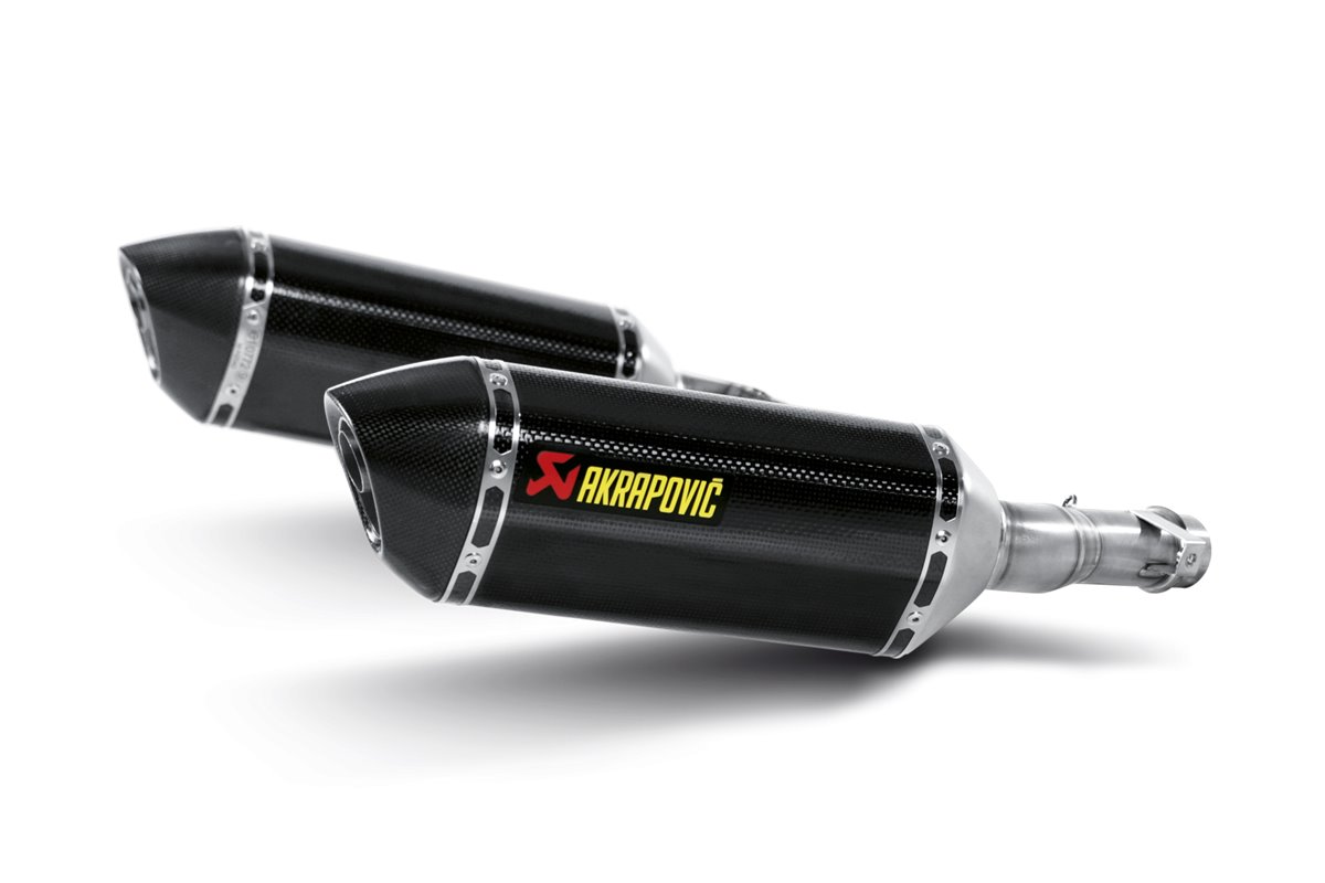 Scarichi Terminali Akrapovic S-K10SO6-HZC in Carbonio Kawasaki Z1000 2010 - 2013