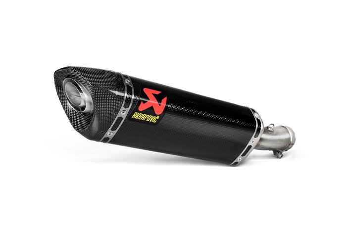 Scarico Terminale Akrapovic S-K4SO6-APC in Carbonio Kawasaki Z400 2019 - 2024