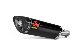 Scarico Terminale Akrapovic S-K4SO6-APC in Carbonio Kawasaki Z400 2019 - 2024