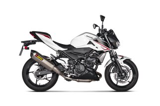 Silencer Exhaust Akrapovič Slip-On Line Titanium Kawasaki Z400 (2019 - 2023)