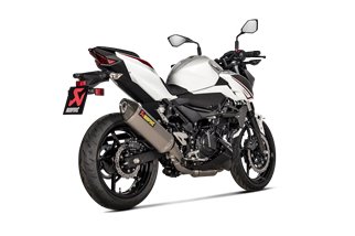 Silencer Exhaust Akrapovič Slip-On Line Titanium Kawasaki Z400 (2019 - 2023)