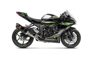 Scarico Completo AKRAPOVIC S-K6R11-RC/1 Linea Racing in Carbonio Kawasaki NinjaZX-6R 2024