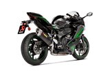 Sistema di Scarico Terminale Akrapovic in carbonio Kawasaki Ninja ZX-25R 2023-2024