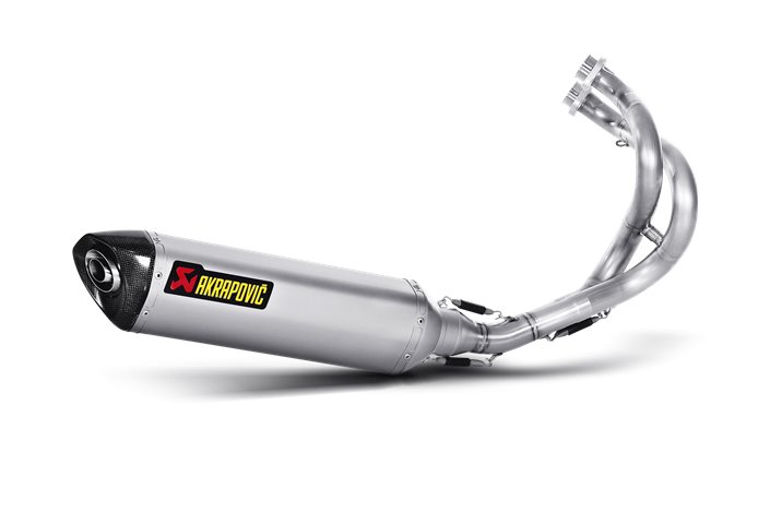 Sistema Di Scarico Completo Akrapovic S-K6R7-HT in Titanio Kawasaki Er-6 N-F 2012 - 2016