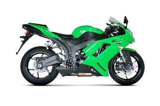 Silencer Exhaust Akrapovič Slip-On Line Titanium Kawasaki Ninja Zx-6R (2007 - 2008)