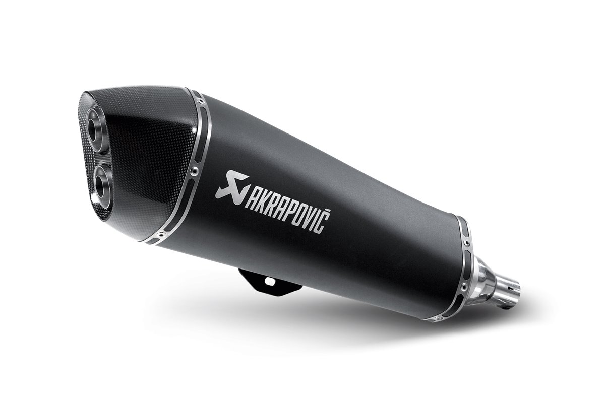 Silencer Exhaust Akrapovič Slip-On Line Ss Piaggio Beverly 400 (2008 - 2013)