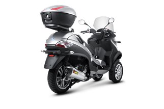 Échappement Silencieux Akrapovič Ligne À Enfiler Piaggio Mp3 400 Rst (2008 - 2013)