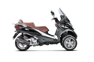 Échappement Silencieux Akrapovič Ligne À Enfiler Piaggio Mp3 500-500 Lt - Hpe (2008 - 2016)