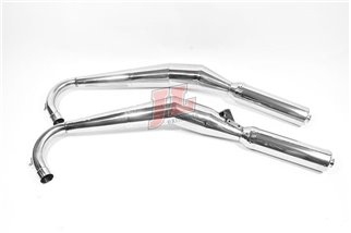 Sistema Di Scarico Completo JL Acciaio Inossidabile Yamaha Rd350Lc