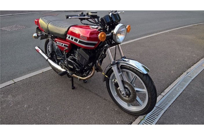 Scarico Terminale JL Acciaio Inossidabile Yamaha Rd350 Street Retro