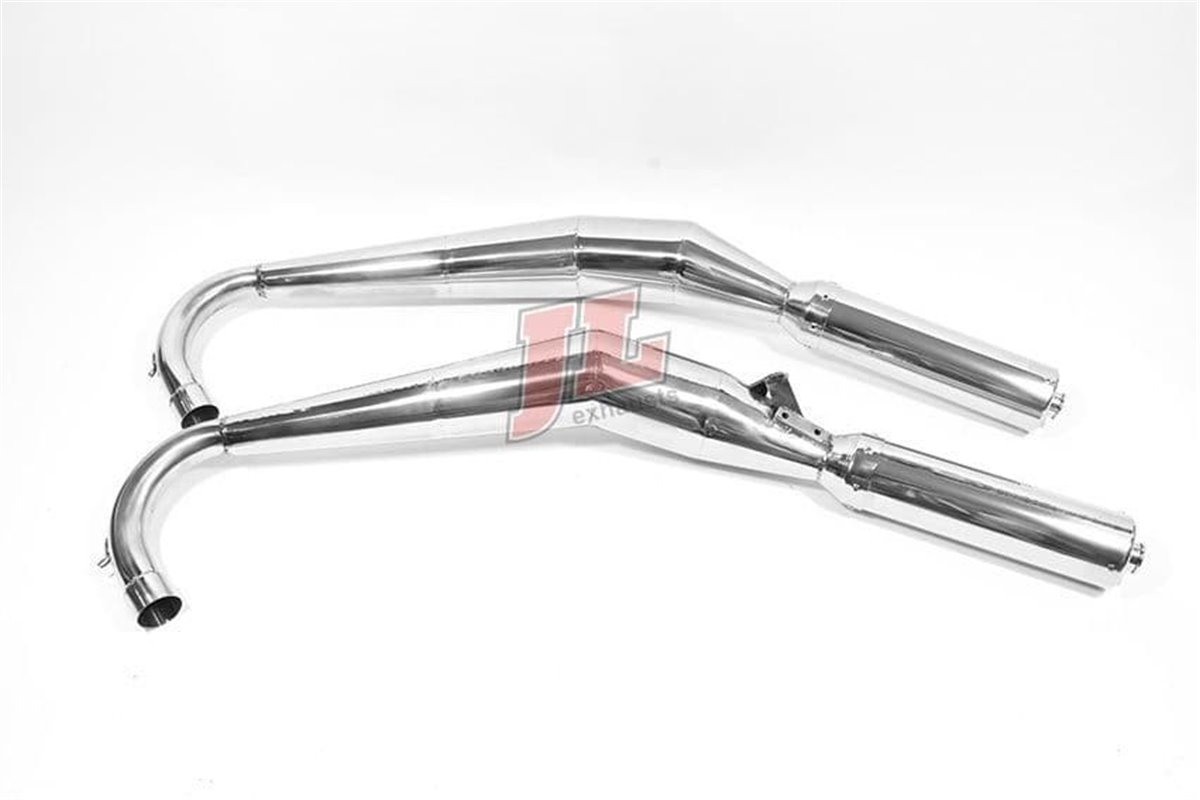 Komplette Auspuffanlage Jl Exhausts Poliertem Edelstahl Yamaha Rz350Ypvs