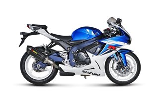 Silencer Exhaust Akrapovič Slip-On Line Carbon Suzuki Gsx-R 600 (2011 - 2017)