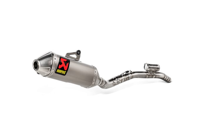 Sistema Di Scarico Completo Akrapovic S-S2MET6-BNTA in Titanio Suzuki Rm-Z 250 2019 - 2024