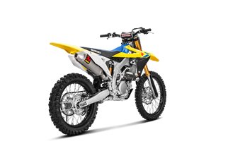 Système Complet D'Échappement Akrapovič Ligne Évolution Suzuki Rm-Z 450 (2018 - 2023)