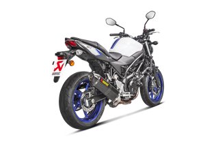 Silencer Exhaust Akrapovič Slip-On Line Carbon Suzuki Sv 650 X (2018 - 2023)