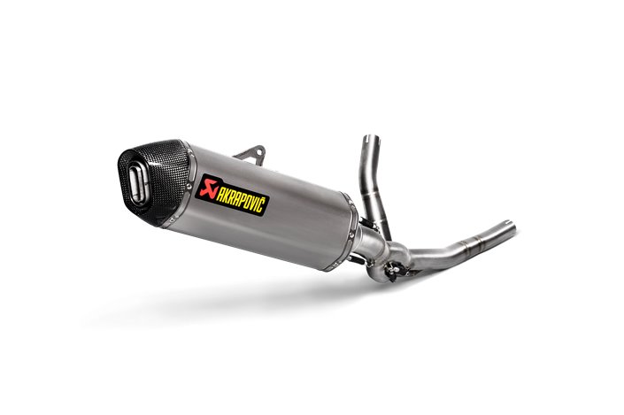 Sistema Di Scarico Completo Akrapovic S-S6R9-WT in Titanio Suzuki V-Strom 650 2017 - 2024