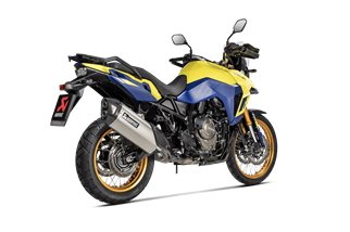 Sistema di Scarico Terminale Akrapovic S-S8SO1-HAFT in titanio Suzuki V-STROM 800DE 2022-2024