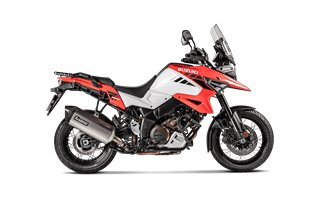 Sistema di Scarico Terminale Akrapovic S-S10SO18-HAFT in titanio Suzuki V-STROM 1050 2020-2024