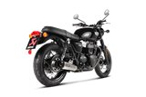 Scarichi Terminali Akrapovic S-T12SO4-HCQT in Titanio Triumph Bonneville T100 2017 - 2020