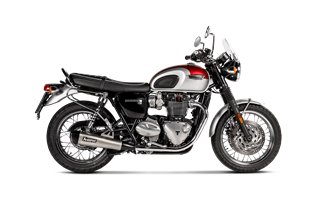 Silencer Exhaust Akrapovič Slip-On Line Titanium Triumph Bonneville T120 (2016 - 2020)