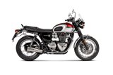 Silencer Exhaust Akrapovič Slip-On Line Titanium Triumph Bonneville T120 (2016 - 2020)