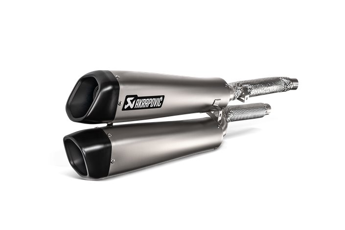 Scarichi Terminali Akrapovic S-T12SO3-HCQT Titanio Triumph Scrambler 1200 2019 - 2020