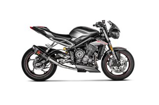 Scarico Terminale Akrapovic S-T7SO2-APC in Carbonio Triumph Street Triple 765 S - R - Rs 2017 - 2019