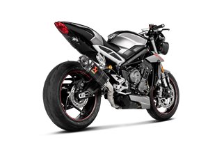 Scarico Terminale Akrapovic S-T7SO2-APC in Carbonio Triumph Street Triple 765 S - R - Rs 2017 - 2019