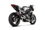 Schalldämpfer Akrapovič Slip-On-Linie Triumph Street Triple 765 S - R - Rs (2017 - 2019)