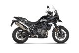 Silencer Exhaust Akrapovič Slip-On Line Titanium Triumph Tiger 850 - 900 (2020 - 2023)