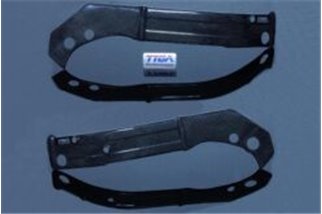 Carbon frame covers pair Tyga Suzuki RGV250 VJ22