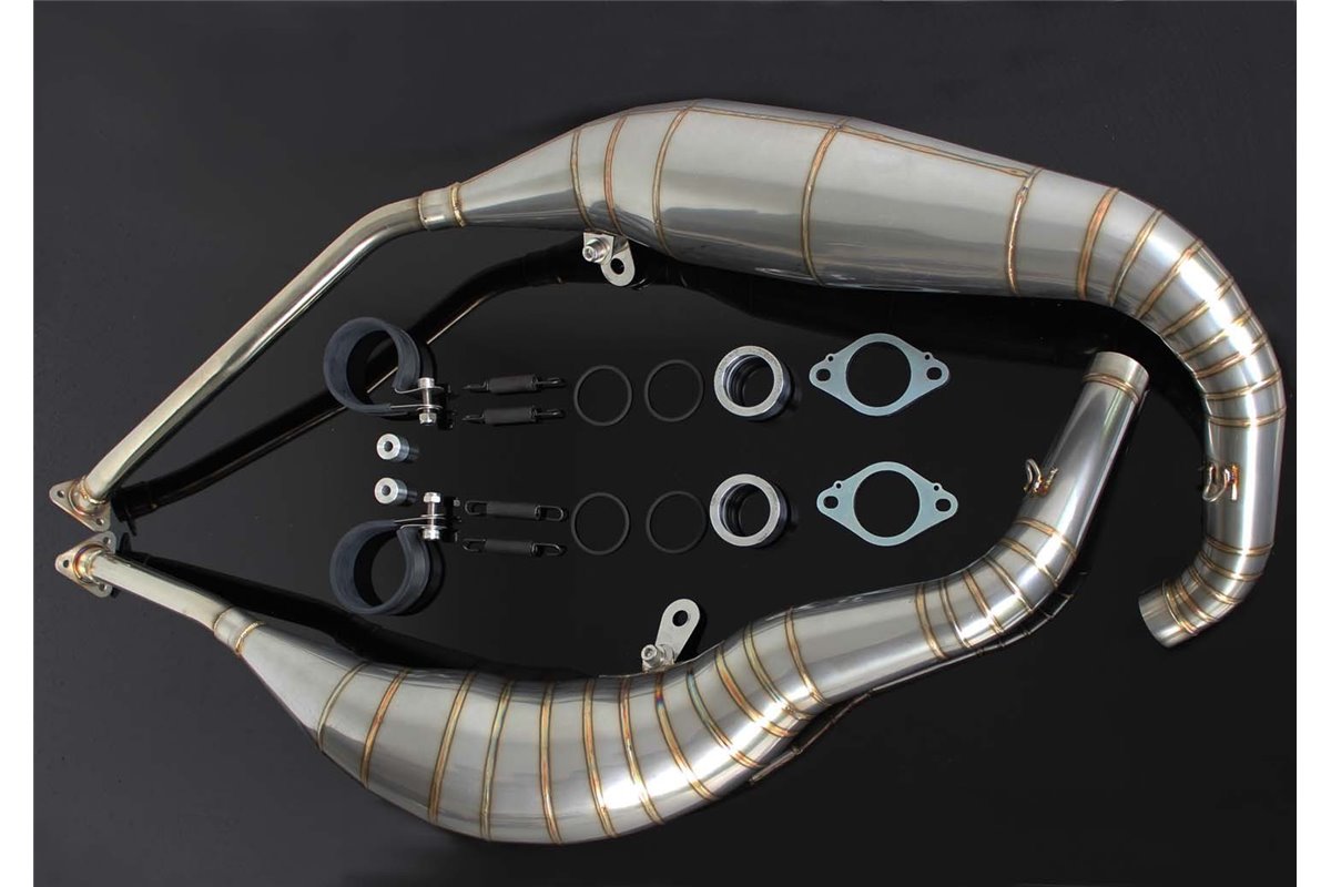 Set exhausts side by side stainless steel Tyga Suzuki RGV250 VJ21