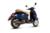 Scarico Terminale Akrapovic S-VE3SO10-HZDFBL Ss Vespa Gts Super 300 - Sei Giorni - Tech 2021 - 2024