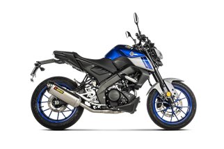 Système Complet D'Échappement Akrapovič Ligne De Course Yamaha Mt-125 (2021 - 2023)