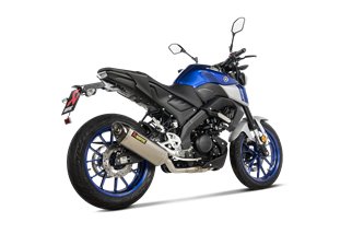 Système Complet D'Échappement Akrapovič Ligne De Course Yamaha Mt-125 (2021 - 2023)