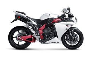 Scarichi Terminali Akrapovic S-Y10SO10-HZC in Carbonio Yamaha R1 2009 - 2014