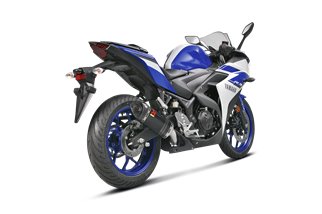 Silencer Exhaust Akrapovič Slip-On Line Carbon Yamaha R3 (2015 - 2016)