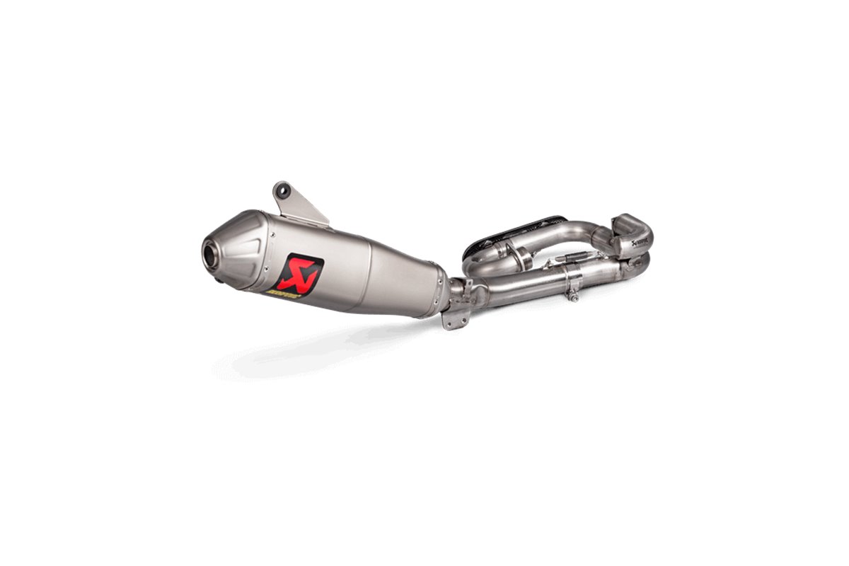 Echappement complet Akrapovic en acier inoxydable Titanium Yamaha YZ 250 F 2017-2018 S-Y2MR15-Bougy