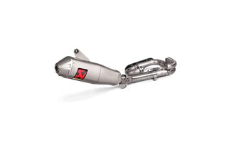 Echappement complet Akrapovic en acier inoxydable Titanium Yamaha YZ 250 F 2017-2018 S-Y2MR15-Bougy