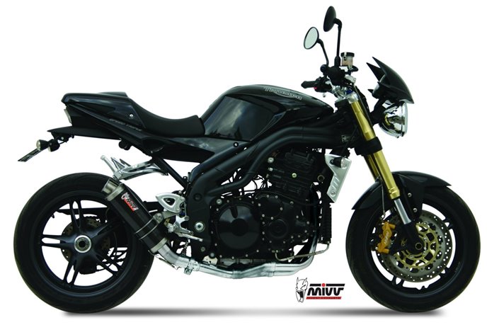 Schalldämpfer Escape Mivv Gp Carbon Triumph Speed Triple 1050 RS Rs 2005 - 2006