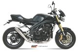 Silencer Exhaust Mivv X-Cone Stainless Steel Triumph Speed Triple 1050 R S Rs 2005 - 2006