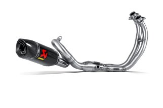 Sistema Di Scarico Completo Akrapovic S-Y7R2-AFC in Carbonio Yamaha Mt-07-Fz-07 2014