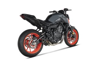 Sistema Di Scarico Completo Akrapovic S-Y7R2-AFC in Carbonio Yamaha Mt-07-Fz-07 2014