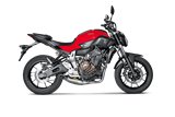 Komplette Auspuffanlagen Akrapovič Rennstrecke Yamaha Mt-07-Fz-07 (2014 - 2016)