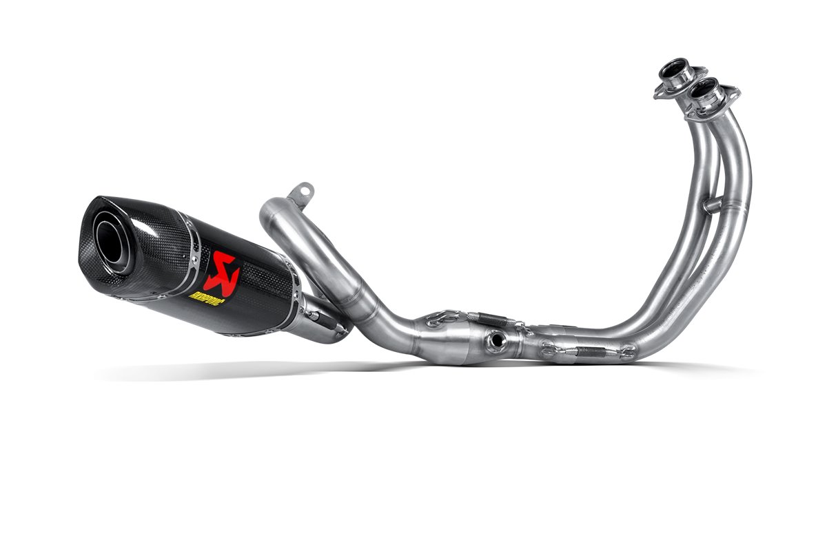 Sistema Di Scarico Completo Akrapovic S-Y7R2-AFC in Carbonio Yamaha Tracer 700 - Gt 2016 - 2019