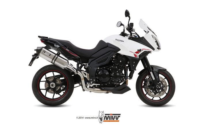 Silencieux Echappement Mivv Speed Edge Inox Triumph Tiger 1050 Sport 2013 - 2016