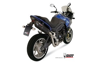 Schalldämpfer Escape Mivv Suono Schwarz Schwarz Edelstahl Triumph Tiger 1050 2007 - 2013