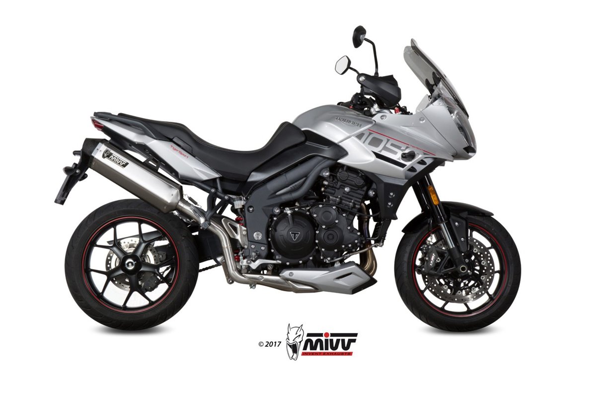 Terminale Scarico Mivv Speed Edge Inox Triumph Tiger 1050 Sport 2017 - 2020